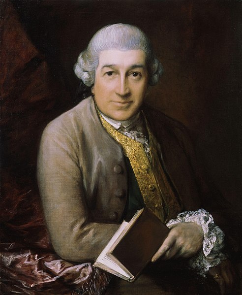 『デイヴィッド・ギャリック』（ David Garrick ）　1770年　トマス・ゲインズバラ　ナショナル・ポートレート・ギャラリー蔵