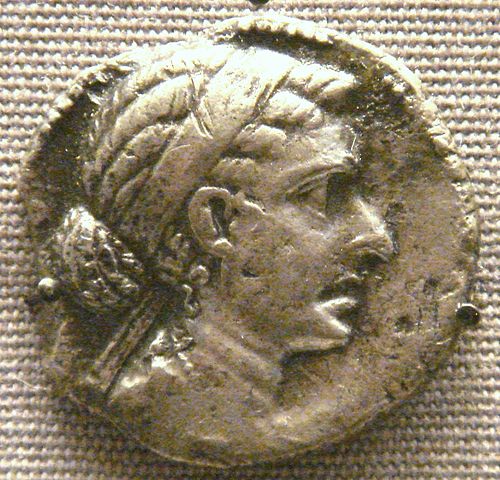クレオパトラ7世のコイン　大英博物館蔵