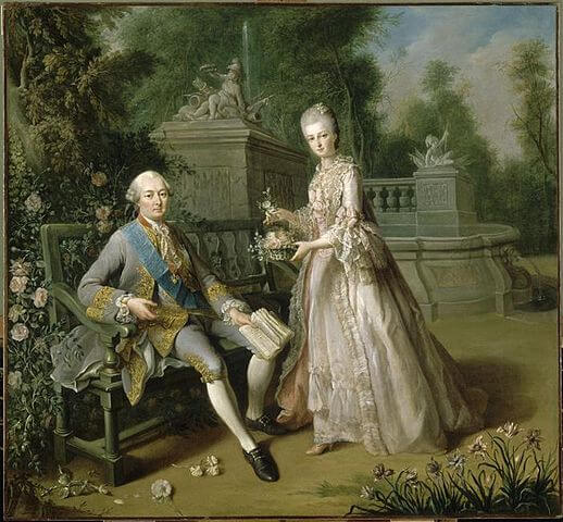 パンティエーヴル公と令嬢　1768年　ジャン＝バプティスト・シャルパンティエ　ヴェルサイユ宮殿