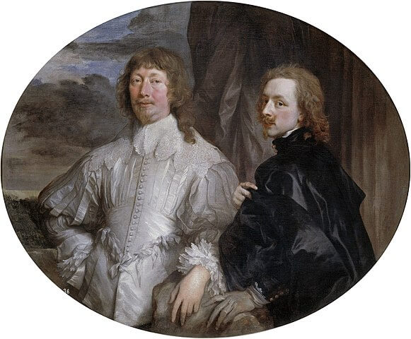 『エンディミオン・ポーター卿とヴァン・ダイク』　1635年頃　アンソニー・ヴァン・ダイク　プラド美術館蔵