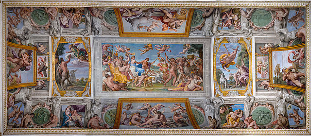ファルネーゼ宮殿天井画（フレスコ画）　1597年－1604年