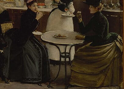 La pâtisserie Gloppe　1889年　ジャン・ベロー　カルナヴァレ美術館蔵