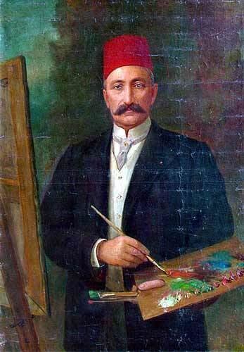 自画像（Şeker Ahmed Pasha (1841-1907)）