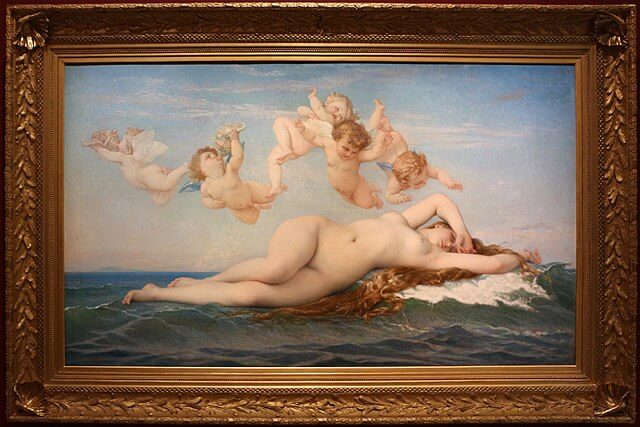 『ヴィーナスの誕生』　1863年　アレクサンドル・カバネル　オルセー美術館蔵