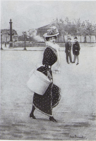 『コンコルド広場のモディスト』（ Sur la place de la Concorde ）　ジャン・ベロー（Offenstadt, 099）