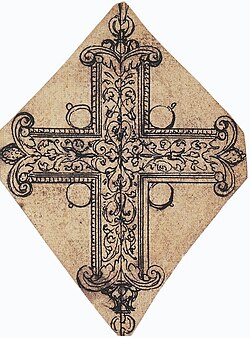 ホルバインによるジュエリーのデザイン画 1532年 - 1539年頃 大英博物館蔵