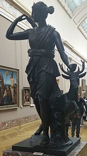 『狩りのディアナ』　青銅製　17世紀
