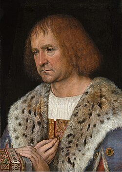 ドン・ディエゴ・デ・ゲバラ( Portrait of Diego de Guevara (?), 1450年 - 1520年) 1515年 - 1518年頃 ミケル・シトウ ナショナル・ギャラリー・オブ・アート蔵