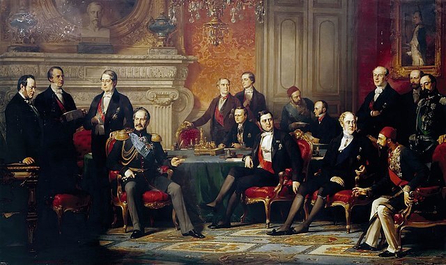 パリ講和会議（1856年）　エドゥアール・ルイ・デュビュフ　ヴェルサイユ宮殿