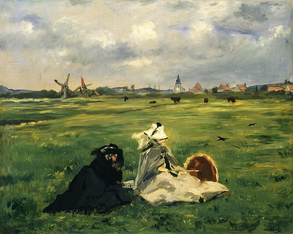 The Swallows, Edouard Manet, 1873, Les Hirondelles, Oil on canvas, 65 x 81 cm, Given by the heirs of Emil Bührle to the Foundation E.G. Bührle Collection Zurich • 1960 Inv. 59., 《つばめ》　1873年　エドゥアール・マネ　ビュールレ・コレクション蔵