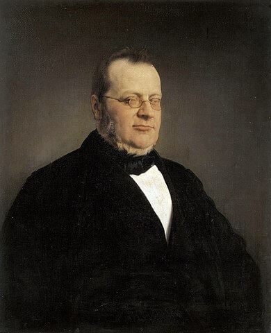 首相、カヴール伯爵カミッロ・ベンソ（1810年8月10日－1861年6月6日）　1864年　フランチェスコ・アイエツ　ブレラ美術館蔵