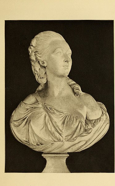 デュ・バリー夫人胸像（ Madame Du Barry (née Marie-Jeanne Bécu) (1743-1793) ）　1773年　オーギュスタン・パジュー　ルーヴル美術館蔵