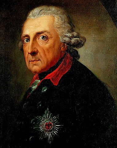 プロイセン王フリードリヒ2世（1712年1月24日－1786年8月17日）　1781年頃　アントン・グラフ　サンスーシ宮殿