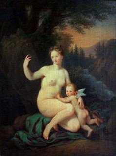 『ヴィーナスとキューピッド』（ Vênus e Cupido ）　18世紀　ガブリエル・ブリアール（ Gabriel Briard, 1725年 - 1777年11月18日）　Ema Gordon Klabin Cultural Foundation蔵