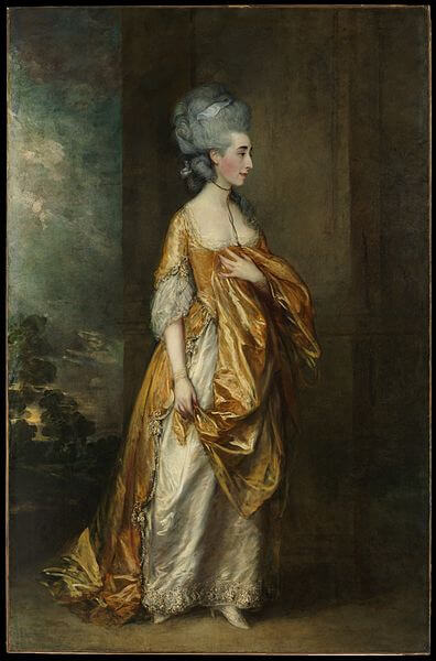 グレース・ダルリンプル・エリオット夫人 (1754?–1823年)（ Mrs. Grace Dalrymple Elliott (1754?–1823) ）　1778年　トマス・ゲインズバラ　メトロポリタン美術館蔵