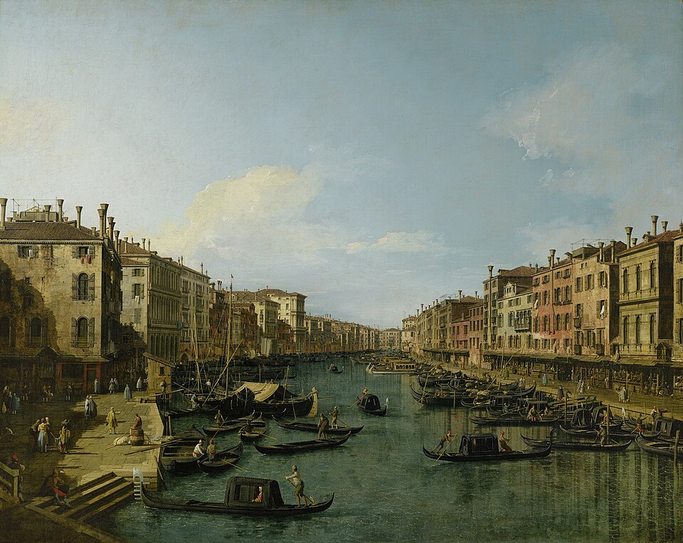 Canal Grande, 1738/42, Antonio Canal (Il Canaletto), Oil on canvas, 121 x 152 cm, Given by the heirs of Emil Bührle to the Foundation E.G. Bührle Collection Zurich • 1960 Inv. 138, 《グランド・カナル》　1738 – 1742年　カナレット　ビュールレ・コレクション蔵