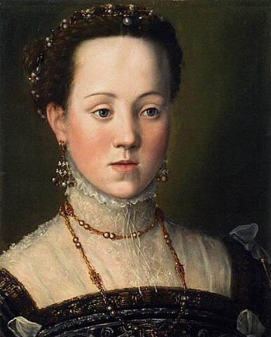 アナ・デ・アウストリア　1563年頃　ジュゼッペ・アルチンボルド　美術史美術館蔵