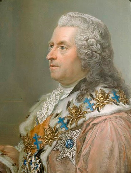 カール・グスタフ・テッシン伯爵　1761年　グスタフ・ルンドベリ　スウェーデン国立美術館蔵