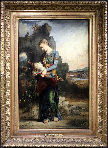『オルフェウス』（額装）　1865年　ギュスターヴ・モロー　オルセー美術館蔵