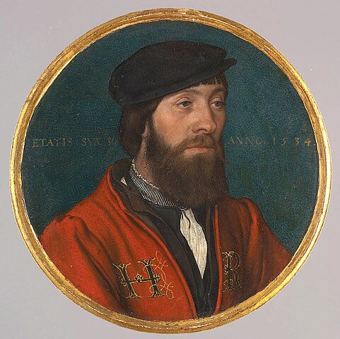 Ein Hofbediensteter König Heinrichs VIII　1534年　ハンス・ホルバイン(子)　美術史美術館蔵