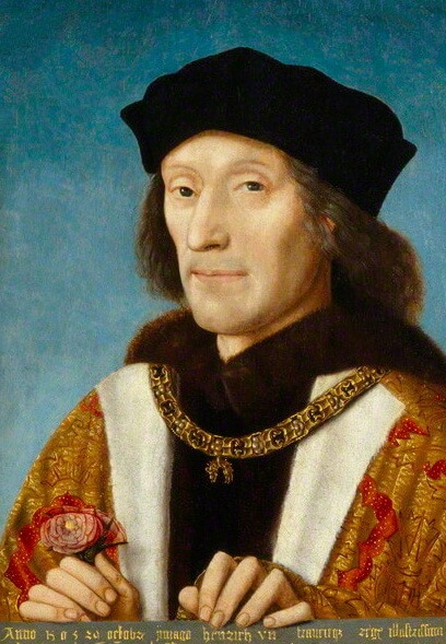 イングランド王ヘンリー7世（1457年1月28日－1509年4月21日）　ミケル・シトウ？　1505年　ナショナル・ポートレート・ギャラリー蔵