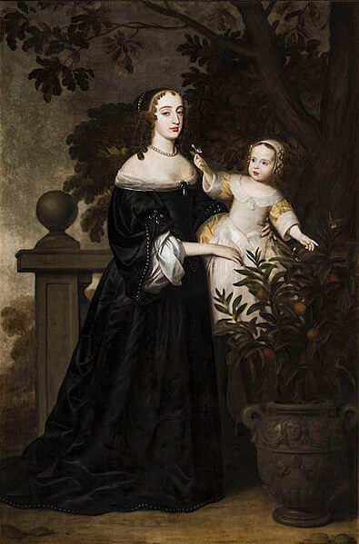 メアリー・ステュアートとウィレム3世　1652年　ヘラルト・ファン・ホントホルスト　ブレダ市立美術館蔵