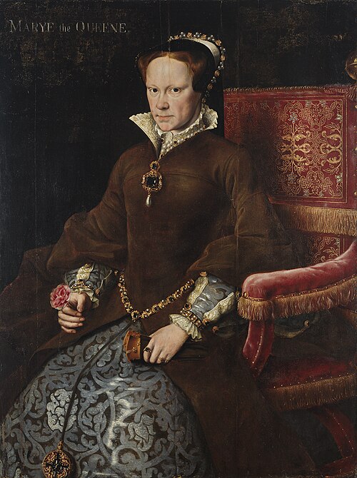 Antonis Mor and Workshop (Utrecht, Netherlands, 1512-1516 - about 1576, Antwerp, Beligum), Mary Tudor, Queen of England, 1554, Oil on oak panel, Object number P21e22, 112 x 83 cm (44 1/8 x 32 11/16 in.), The Isabella Stewart Gardner Museum, イングランド女王メアリー1世　1554年　アントニス・モルとその工房　イザベラ・スチュワート・ガードナー美術館蔵