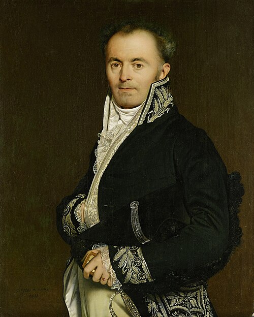 Hippolyte-François Devillers, Jean-Auguste-Dominique Ingres, 1811, Oil on canvas, 96.5 x 78.5 cm, Given by the heirs of Emil Bührle to the Foundation E.G. Bührle Collection Zurich • 1960 Inv. 137., 《ドゥヴィエの肖像》　1811年　ドミニク・アングル　ビュールレ・コレクション蔵