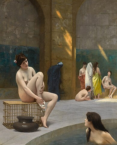 『浴女たち』（ Women in the bath ）　1900年より前　ジャン＝レオン・ジェローム