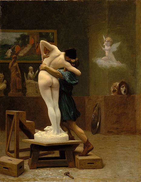 『ピュグマリオンとガラテア』　1890年頃　ジャン＝レオン・ジェローム　メトロポリタン美術館蔵