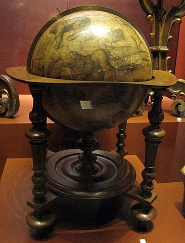 ヨドクス・ホンディウスの天球儀　1613年　ガリレオ博物館蔵