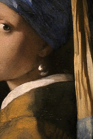 『真珠の耳飾りの少女』　1665年頃　フェルメール　マウリッツハイス美術館蔵