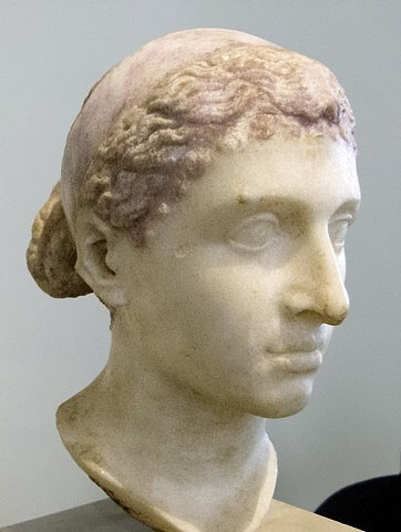 クレオパトラ7世頭部像　Louis le Grand　紀元前40年－前30年頃　旧博物館（ベルリン）