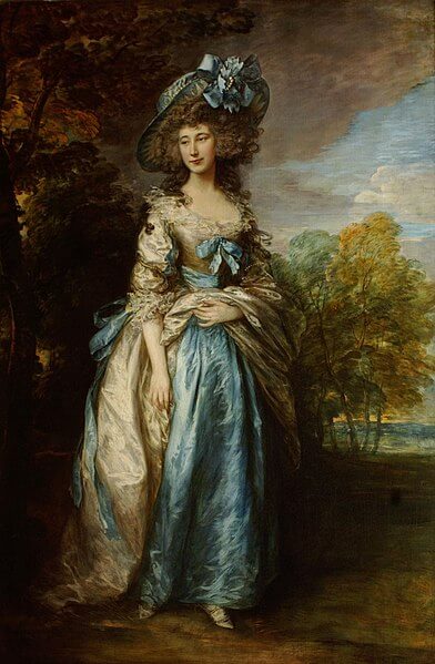 ソフィア・シャーロット・ディグビー、レディ・シェフィールド (1767 - 1835)（ Sophia Charlotte Digby, Lady Sheffield (1767 - 1835) ）　1785年－1786年　トマス・ゲインズバラ　ウォデスドン・マナー蔵