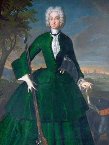 神聖ローマ皇帝カール7世（バイエルン選帝侯カール・アルブレヒト）の妃、マリア・アマーリエ・フォン・エスターライヒ（1701年10月22日－1756年12月11日）