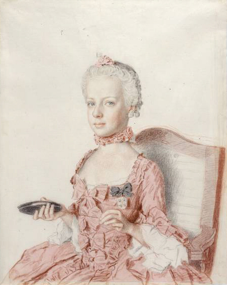 マリー・アントワネット　1762年　ジャン＝エティエンヌ・リオタール　美術・歴史博物館蔵