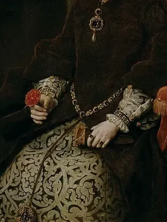 María Tudor, reina de Inglaterra, Antonio Moro, Óleo sobre tabla, 109 x 84 cm, Número de catálogo P002108, 1554, Museo del Prado, イングランド女王メアリー1世（1516年 - 1558年）　1554年　アントニス・モル　プラド美術館蔵