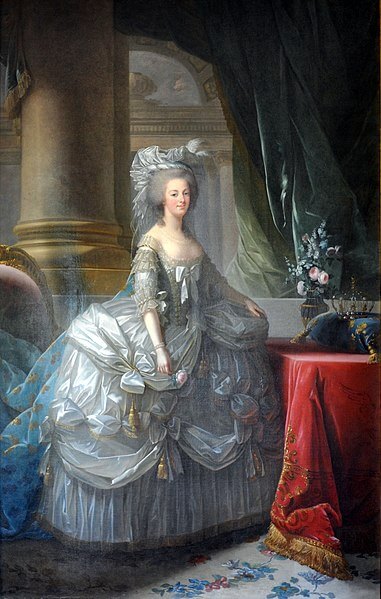 マリー・アントワネット　1783年　ヴィジェ＝ルブラン　ヴェルサイユ宮殿