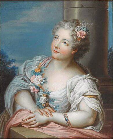 マリー・ヴィクトワール・ソフィー・ド・ノアイユ　1700年代前半　シャルル＝アントワーヌ・コワペルにちなむ　コンデ美術館蔵