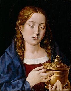 『マグダラのマリアとしてのキャサリン・オブ・アラゴン』( Catherine of Aragon as the Magdalene ) 15世紀 - 16世紀 ミケル・シトウ デトロイト美術館蔵