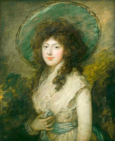 キャサリン・タットン嬢（ Miss Catherine Tatton ）　1786年　トマス・ゲインズバラ　ナショナル・ギャラリー・オブ・アート蔵