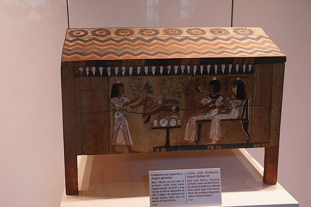 装飾箱（木製）　トリノ・エジプト博物館蔵