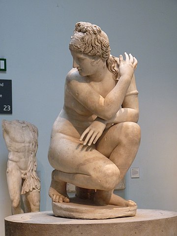 『レリーのヴィーナス』（アフロディテ）　西暦100年頃のローマン・コピー　大英博物館蔵