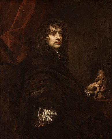 ピーター・レリー（1618年－1680年）自画像　1660年　ナショナル・ポートレート・ギャラリー蔵