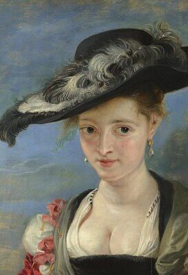 『シュザンヌ・フールマンの肖像』　1622年から1625年の間　ルーベンス画　 ロンドン、ナショナル・ギャラリー蔵