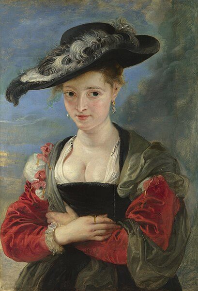 『シュザンヌ・フールマンの肖像』　1622年から1625年の間　ルーベンス画　 ロンドン、ナショナル・ギャラリー蔵