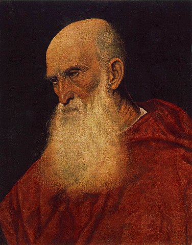ピエトロ・ベンボ　1545年頃　ティツイアーノ画