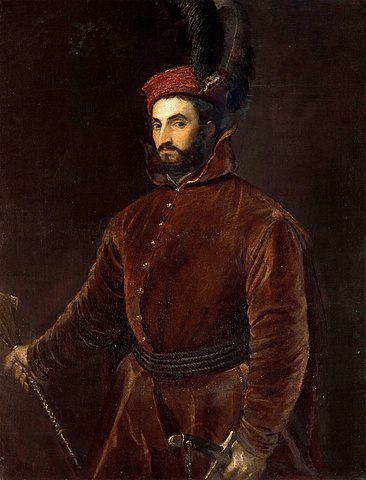イッポーリト・デ・メディチ（1511年－1535年8月10日）　1532年と1533年の間　ティツィアーノ・ヴェッチェリオ　パラティーナ美術館蔵