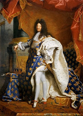 ルイ14世の肖像　1700年頃　イアサント・リゴー　ルーヴル美術館蔵