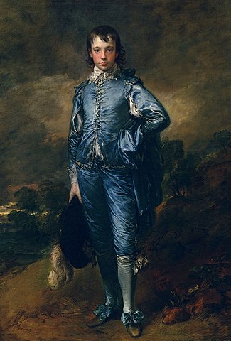 『青衣の少年』　1770年頃　トマス・ゲインズバラ　ハンティントン・ライブラリー蔵